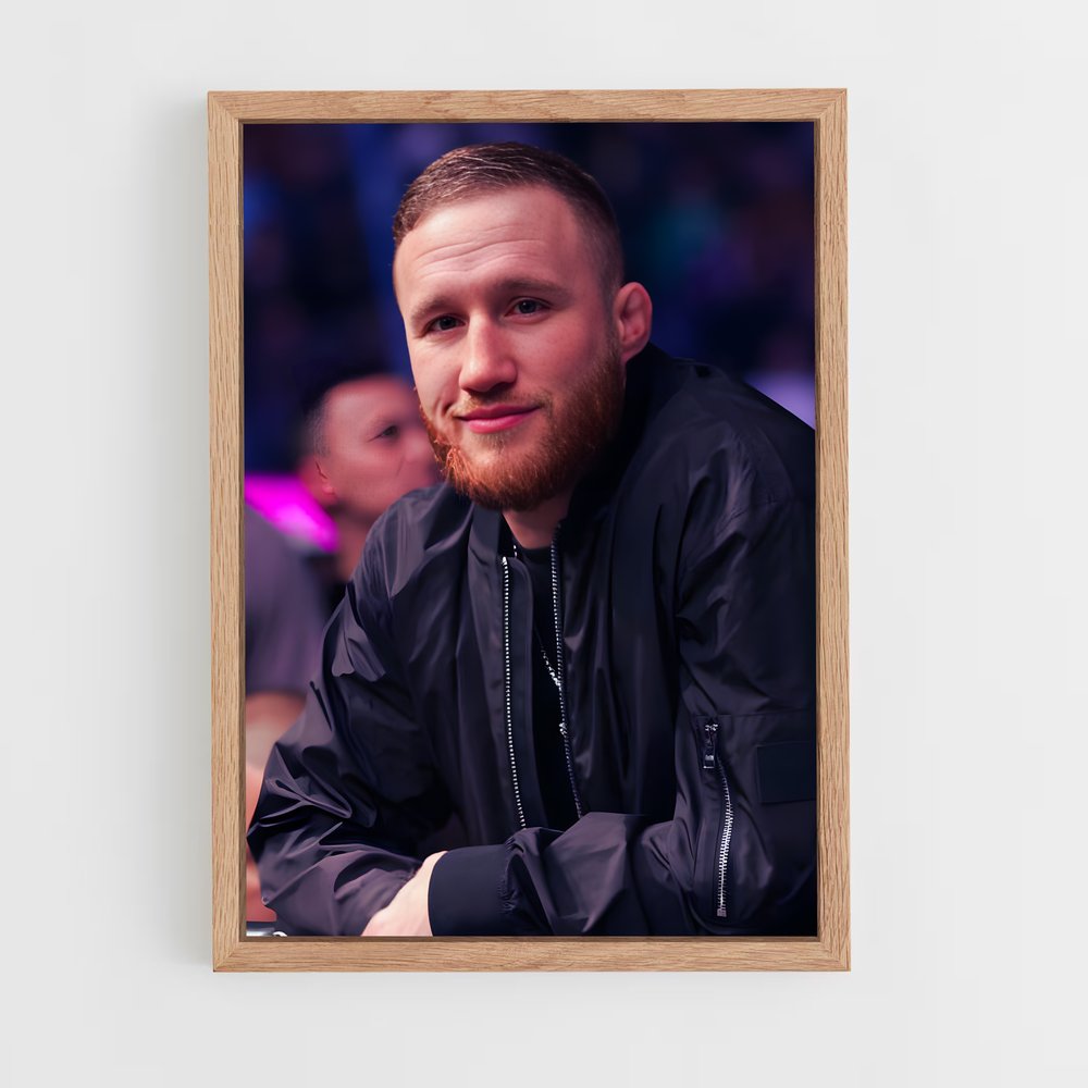 Poster All-in Gaethje – affiche MMA (vue 4)